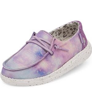 Hey Dude Wendy Tie Dye Youth Shoes NWT